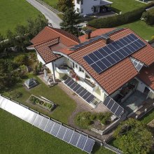 Aufnahmen von Solaranlagen in Leogang