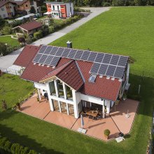 Aufnahmen von Solaranlagen in Maishofen